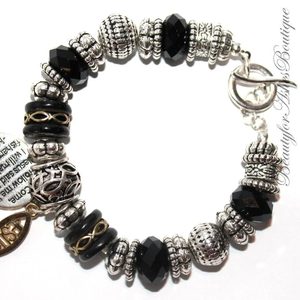Come Follow Me Stretch Ring & Toggle Bracelet